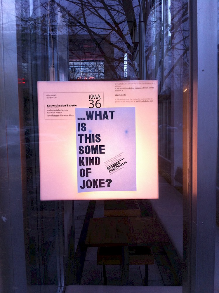 ... what is this – some kind of joke?.