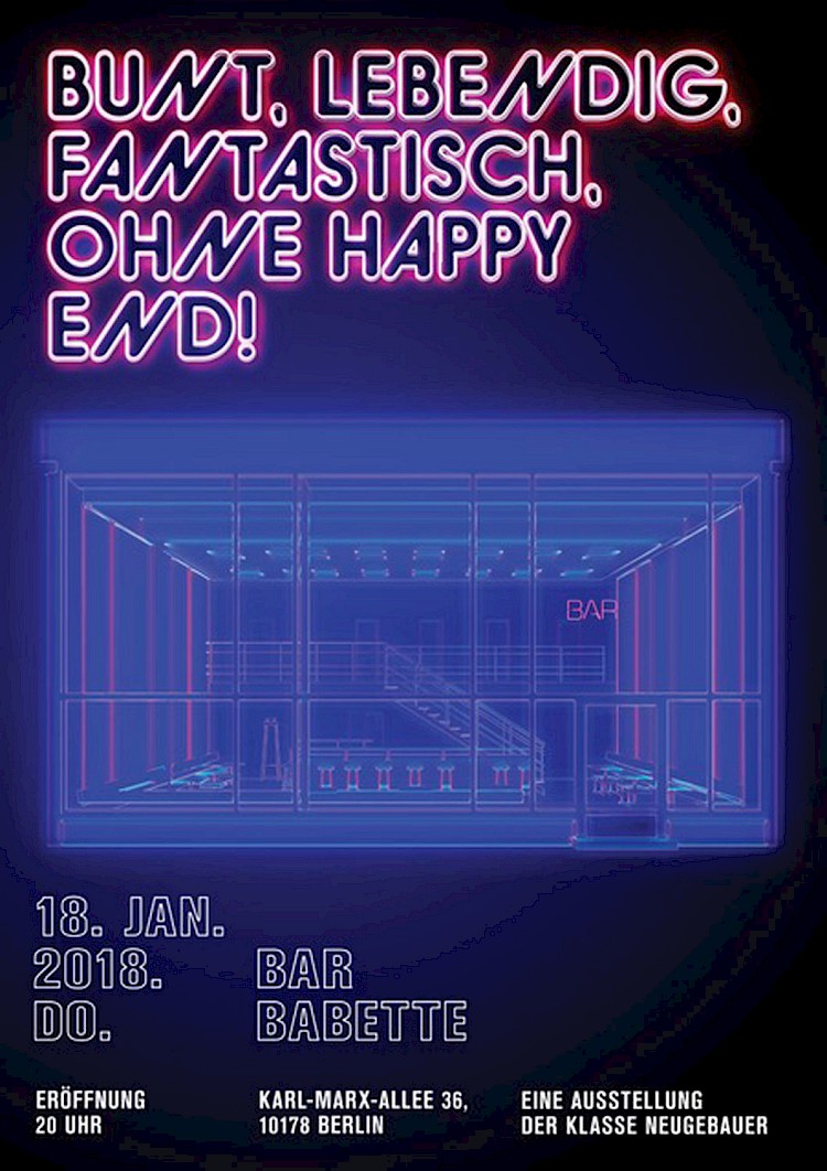 Ausstellung der Klasse Neugebauer, Universität der Künste Berlin.